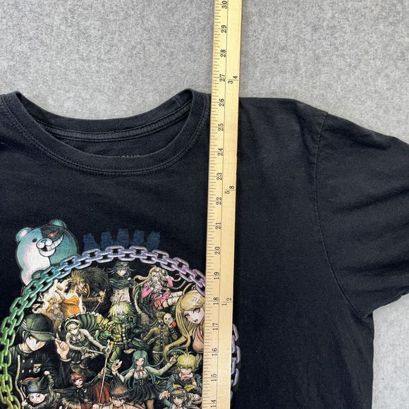Danganronpa Anime Shirt Adult Large L Black Graphic Tee For Fans By Fans - Picture 7 of 7